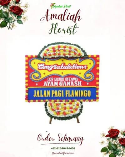 Bunga Papan Congratulation di Abeli